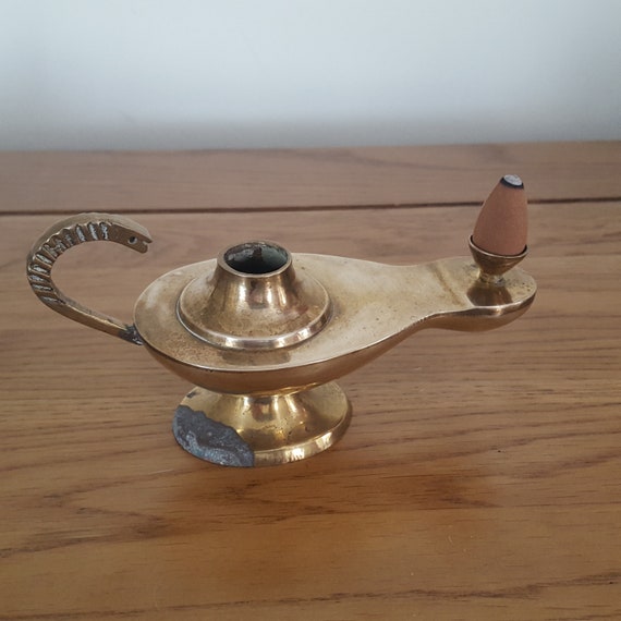 REDUCED Vintage Aladdin Lamp, Incense Burner, Home Decor, Altar