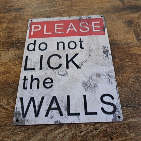Humorous Tin Sign – Home Decor