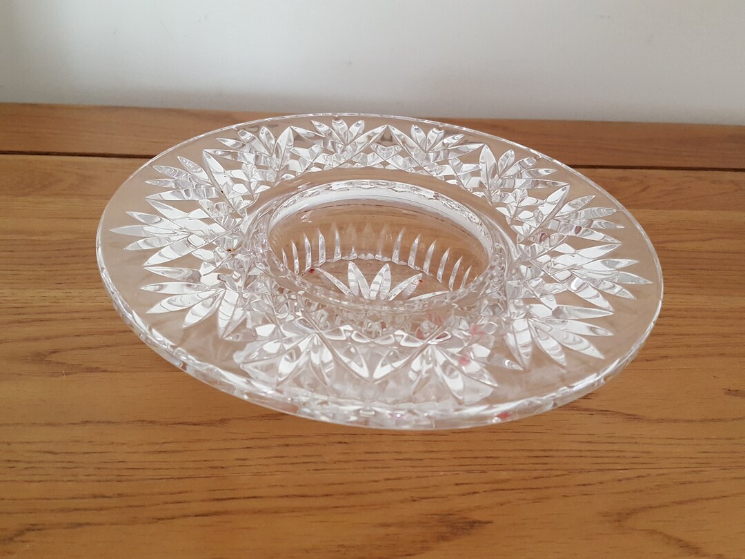 Vintage Waterford Crystal Bowl Large Crystal Dish Irish Etsy