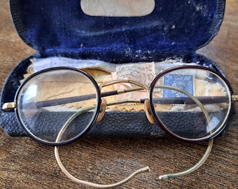 Familie Man Bril Cartoon Clear Lens Bril 35mm Kleine Ronde Bril Vintage Zilver Heldere Brillen