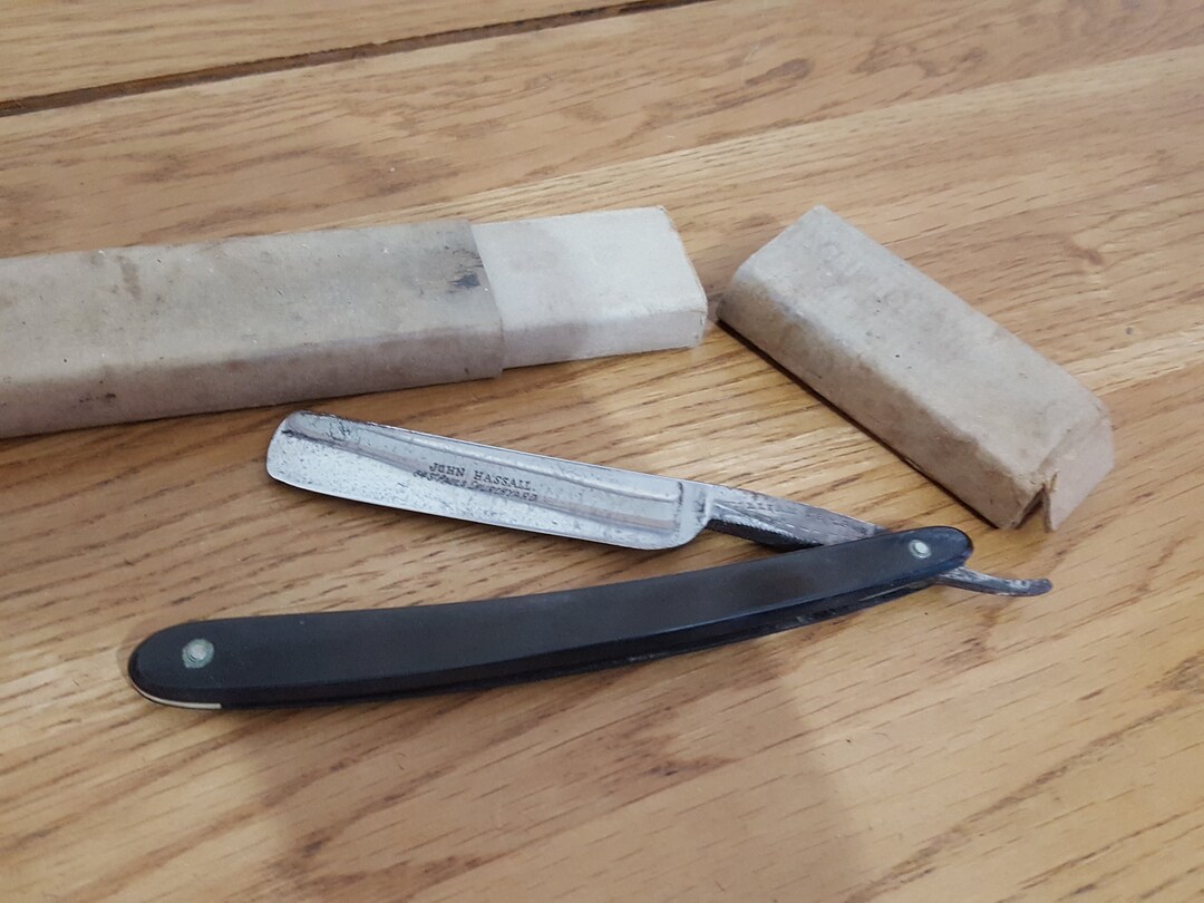 Antique Sheffield Straight Razor, Cut Throat, Wet Shave, Barbershop ...