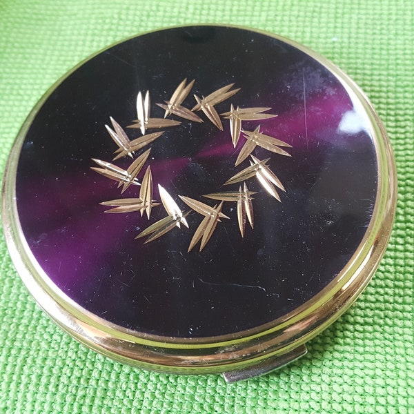 Stratton Powder Compact, cosmétiques vintage, poudre pour le visage, maquillage, beauté des femmes, articles de toilette, vanité, pour réparation