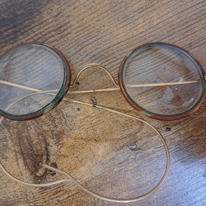 Antique Tortoiseshell  Gilt Glasses, Vintage spectacles, eye glasses, frames