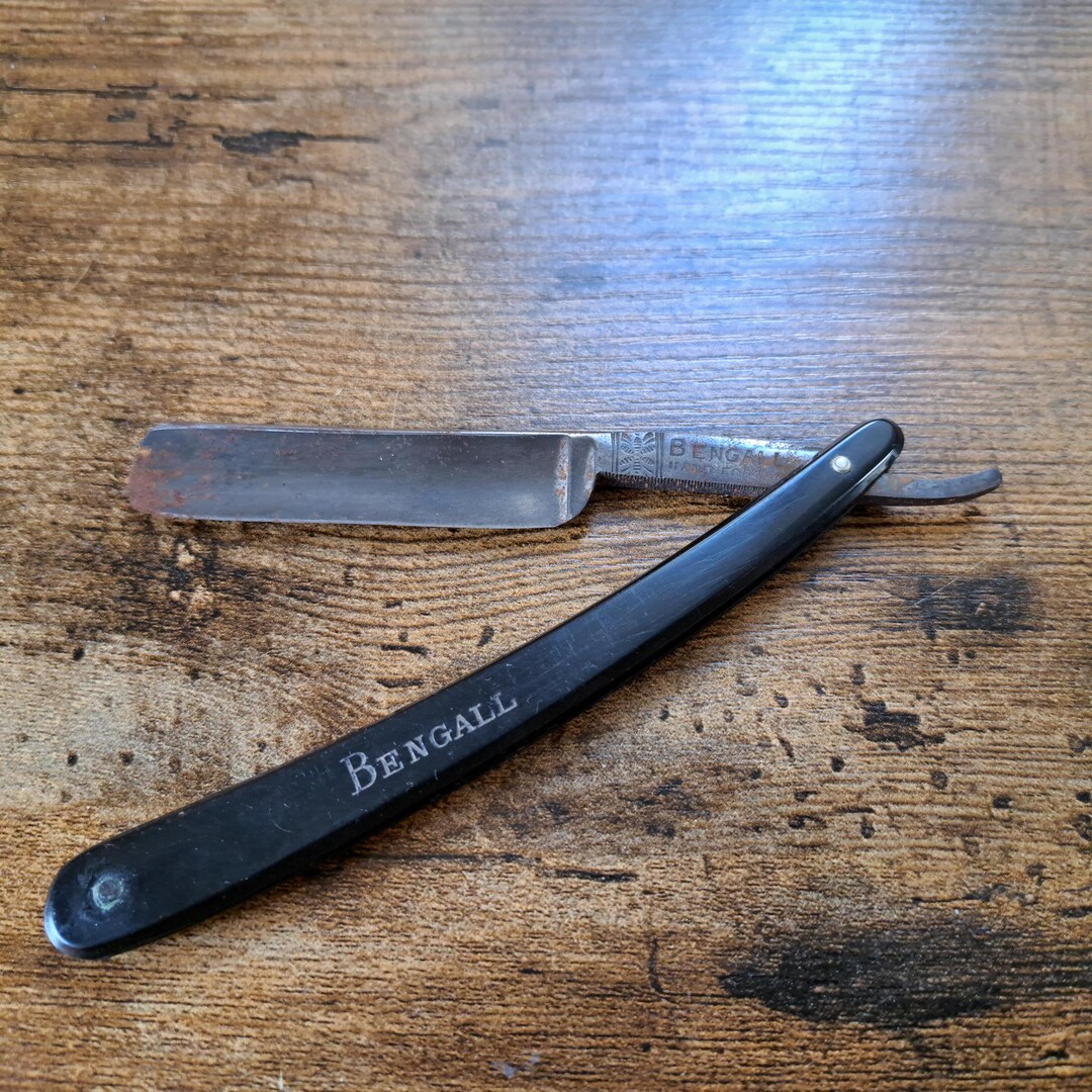Vintage Bengall Straight Razor: T R Cadman Sheffield Cut Throat - Etsy