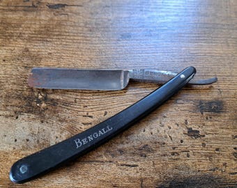 ビンテージ　メンズ剃刀　 BENGALL T.R Cadman & Sons Vintage Bengall Straight Razor: T R Cadman Sheffield Cut Throat - Etsy