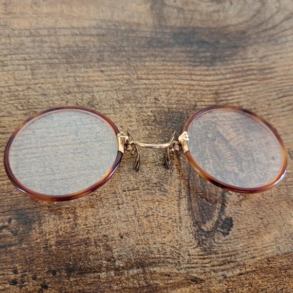 Antique Pince-Nez Spectacles, Rimmed Glasses