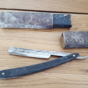 Vintage Shipwrights Straight Razor, Coventry Cut Throat, Universities Razor, Scheeraccessoire, Barbershop