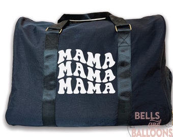 Mama Bag, Hospital Bag, Mama and Baby Bag,  Duffle Bag, Gym Bag, Travel Bag, Rose Gold Glitter