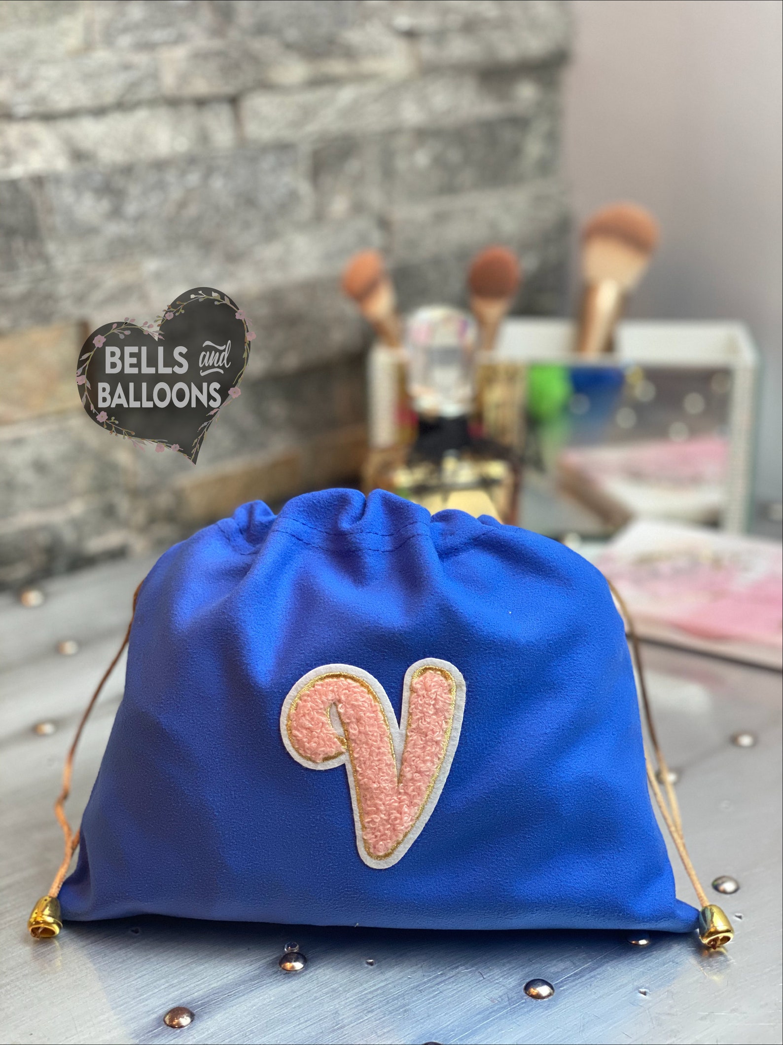 Personalized Velvet Bags Velvet Bag with Chenille Etsy