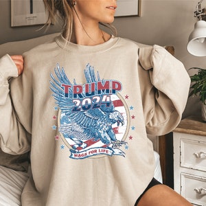 Trump Sweatshirt, Trump 2024 Shirt, Pro Trump Shirt, Republikaner Shirt, Abstimmung, Donald Trump Top, Politisches Shirt, Wahl, Maga fürs Leben