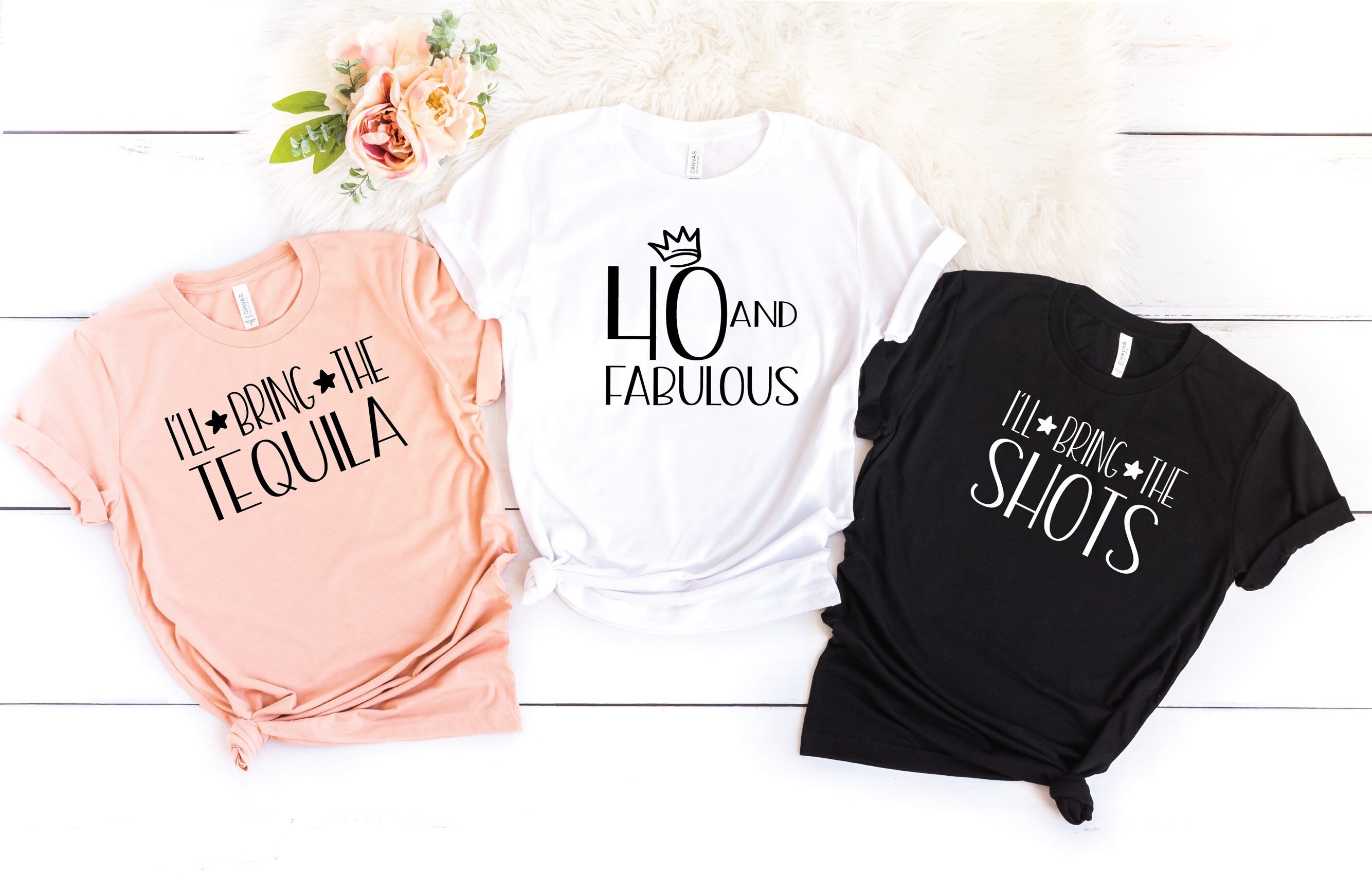 Birthday shirts 40 and Fabulous Dirty 30 shirts Hello 50 ...