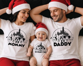 Camiseta Disney 2026, Camisetas para viaje familiar a Disney, Conjunto para Disneyworld, Camiseta de Mickey y Minnie, Camiseta de vacaciones en Disney, Camiseta a juego para la familia en Disneyland