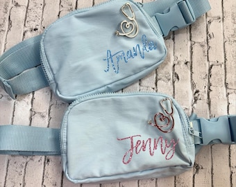 Riñonera para enfermera, bolso bandolera para enfermera, bolsa para estetoscopio, regalo de graduación para enfermera, riñonera para enfermera, regalo para enfermera 639