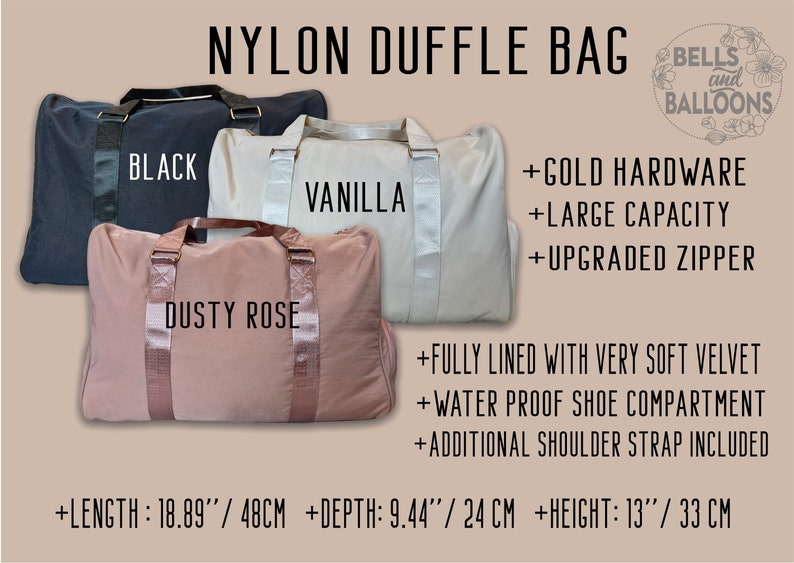 Personalized Duffle Bag Bride and Groom Matching Bags Etsy