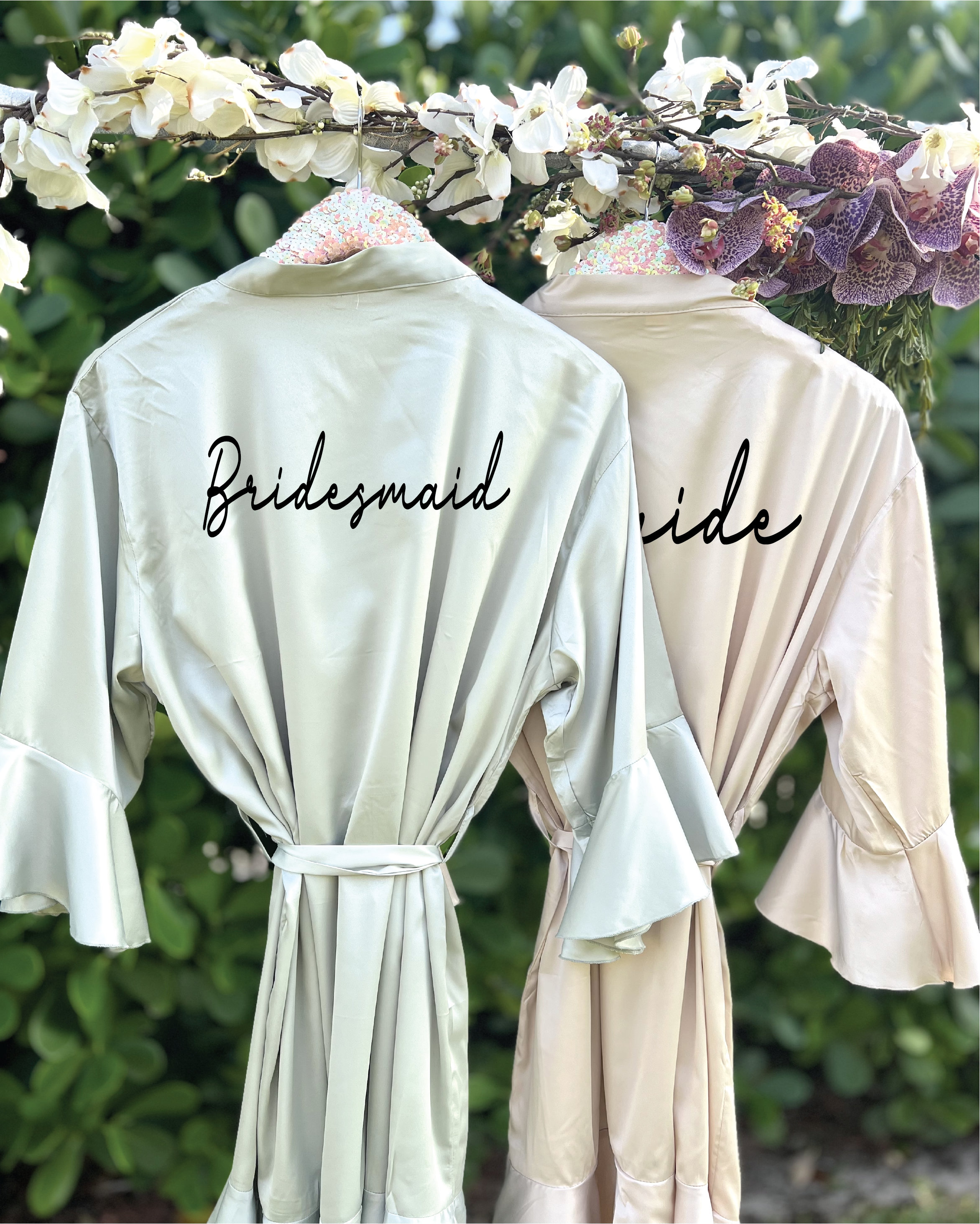Bridal Robe Ruffle Ruffle Roble Bachelorette Party Robe. Bridal Party Robes | Etsy