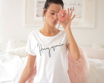Honeymoonin Shirts, Newlywed Shirt, Fitted Shirts, Honeymoon Vibes Shirts, Wife Gift, Mr and Mrs Shirts,