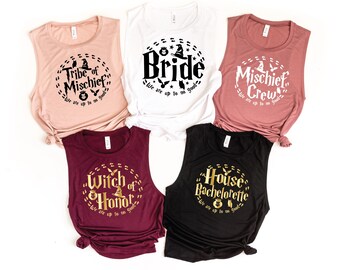 Wizard Bachelorette party Tank Top, Witch of Honor shirts, Mischief Crew shirts, Maid Of mischief, she found A Keeper shirts Baby tee, H345