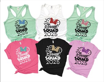 Camisetas familiares de Disney a juego, viaje familiar de Minnie y Mickey, camisetas de Mickey para niños, camisetas de viaje de Disney, esposa feliz de Disney Life, parejas de Disney
