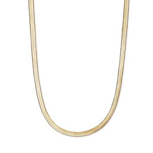 Waterproof Gold Snake Chain Choker Necklace, 18k Tarnish-Free Gold
