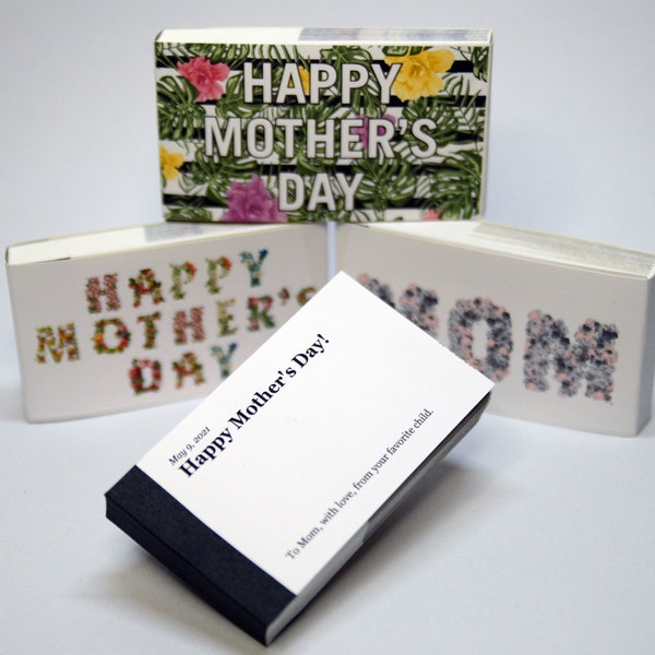 The Ultimate Mother's Day Card! Create a Custom Flipbook that turns your Video into an Animated Photobook - Includes Personalized Cover!