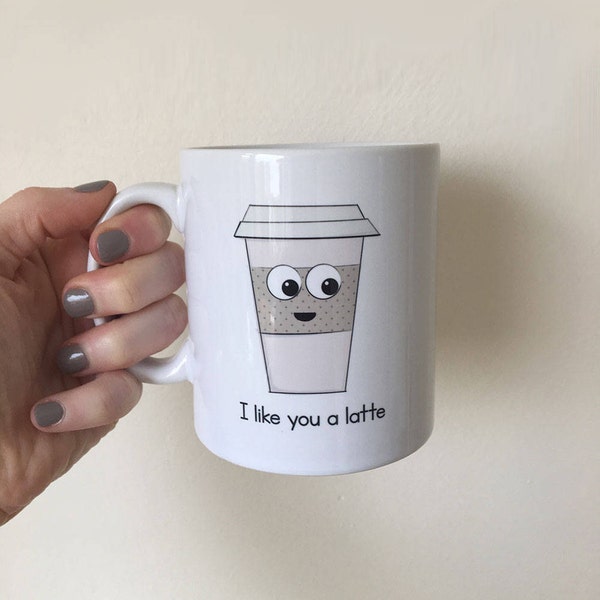 Original design cute coffee mug | Anniversary gift | Birthday gift | Funny gift | Coffee Lovers | Quirky gift | Coffee pun | Cute gift