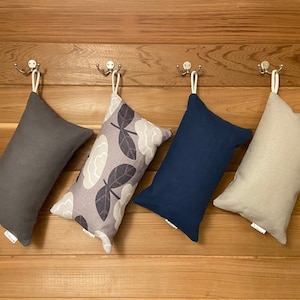 Sauna pillow • sauna accessories • bath pillow • Scandinavian sauna pillow • spa pillow • linen sauna pillow • sauna gift • sauna decor