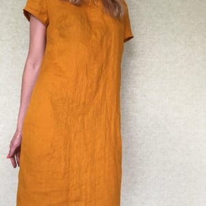 Leinen Kleid / Leinen Tunika / Maxi Leinen Kleid / Sommerkleid / Nachthemd / Leinen Nachthemd