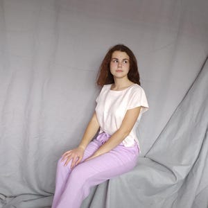 Linen pants. Flax pants. Linen trousers. Linen capris. European linen