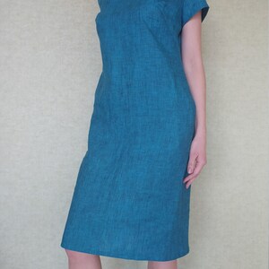 Linen dress / Drop shoulder linen dress / Linen tunic / Maxi linen dress / Linen night dress / Linen nightgown / Summer dress