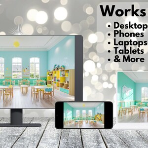 X5 Virtual Classroom Backgrounds, Zoom Backgrounds, Classroom ...