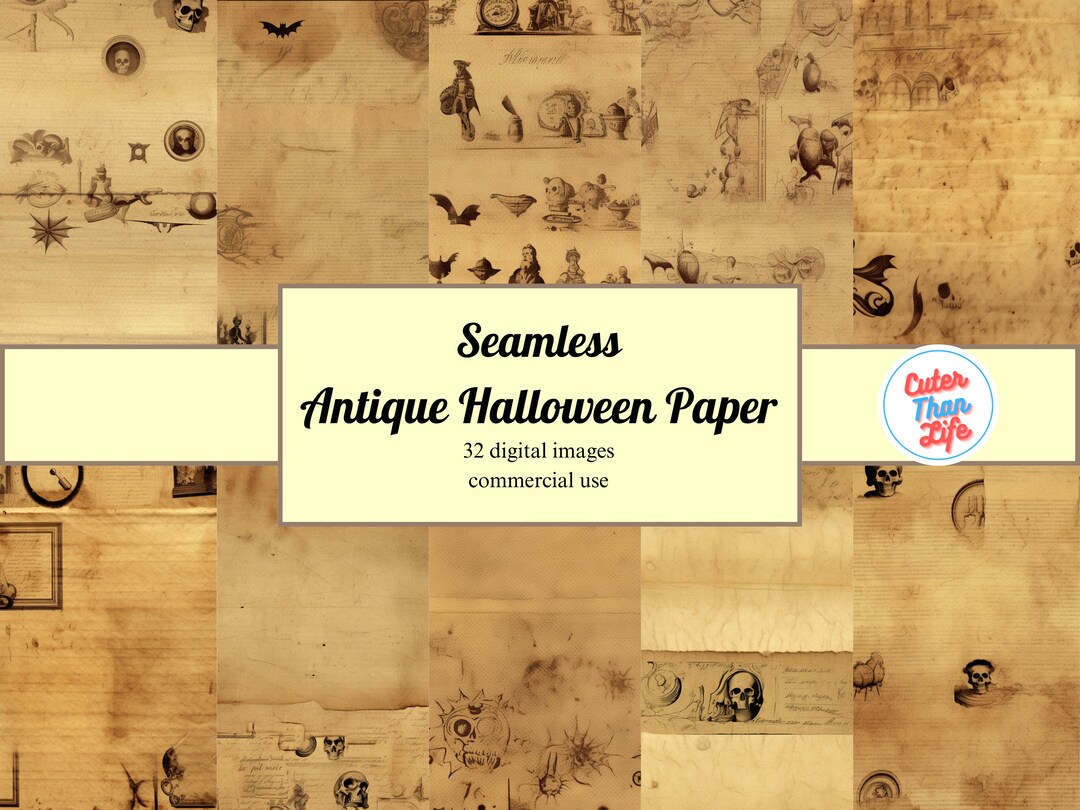 Retro Vintage Halloween Paper Pack - 25-8272