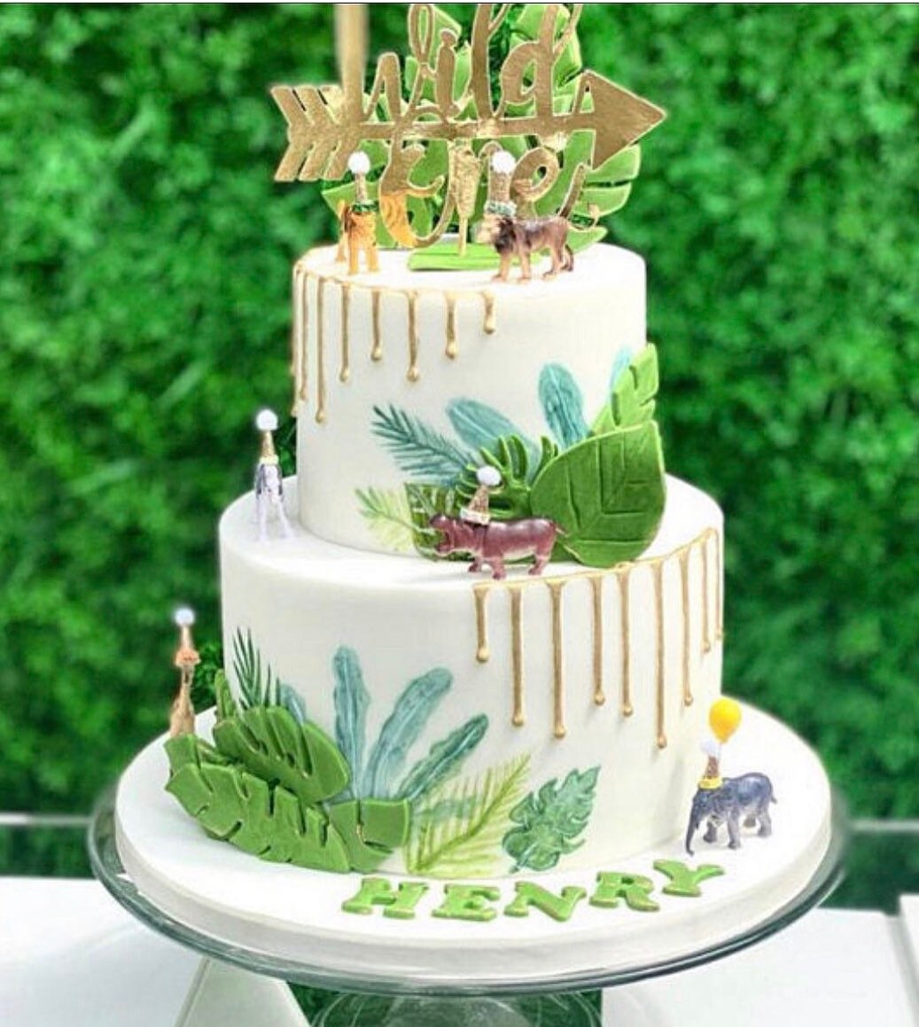 Wild One/ Safari/ Animal Cake Toppers. Party Hat Animals. Etsy UK