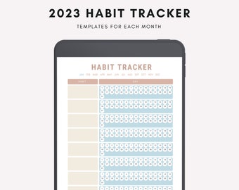 2023 Colorful Habit Tracker