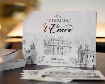 100 dessins de châteaux de France