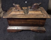 Rare Antique Copper and Brass Tea Caddy