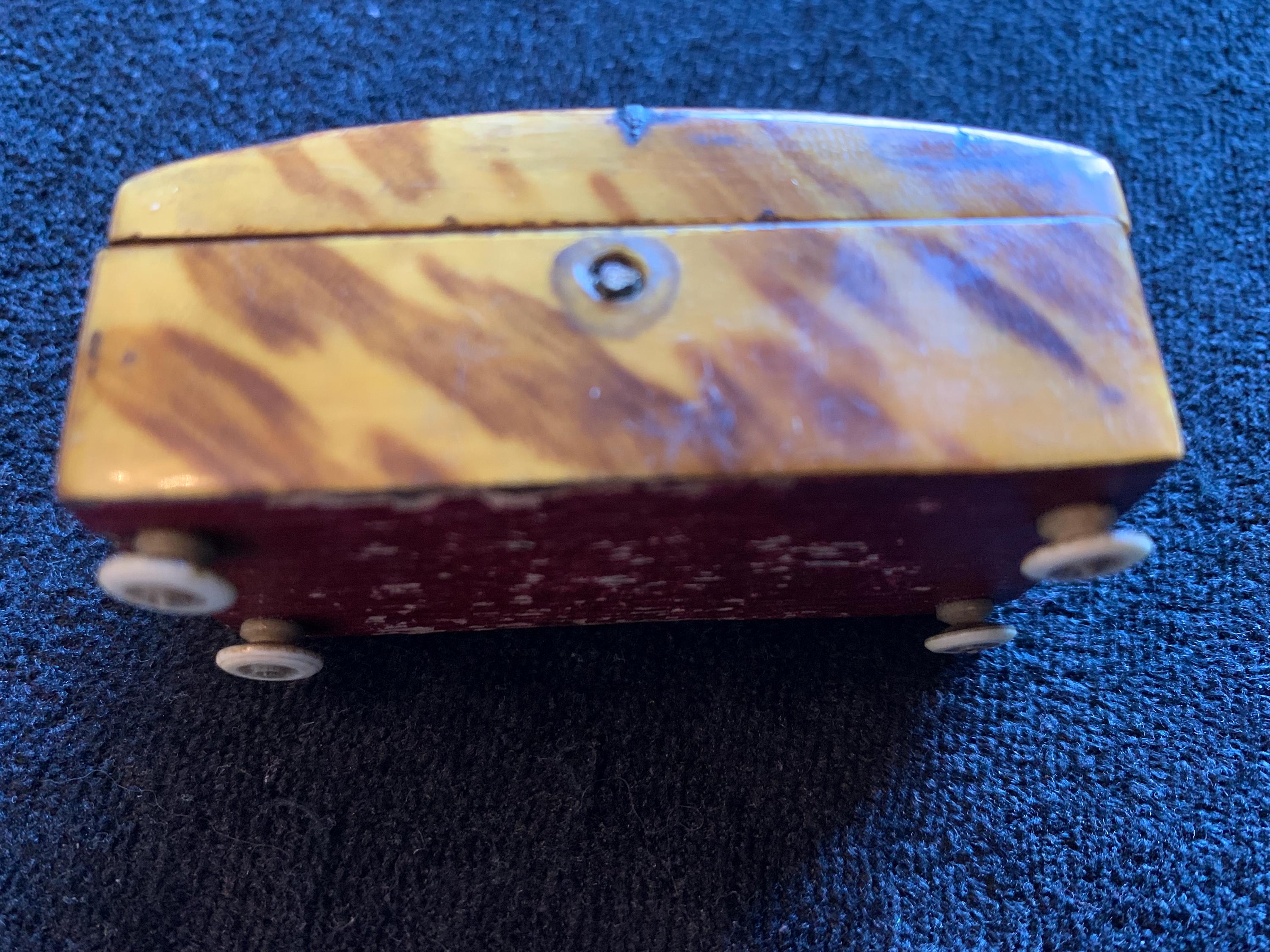 Tortoise Shell Snuff Box Two Antique Faux Tortoise Shell Snuff Boxes - Etsy
