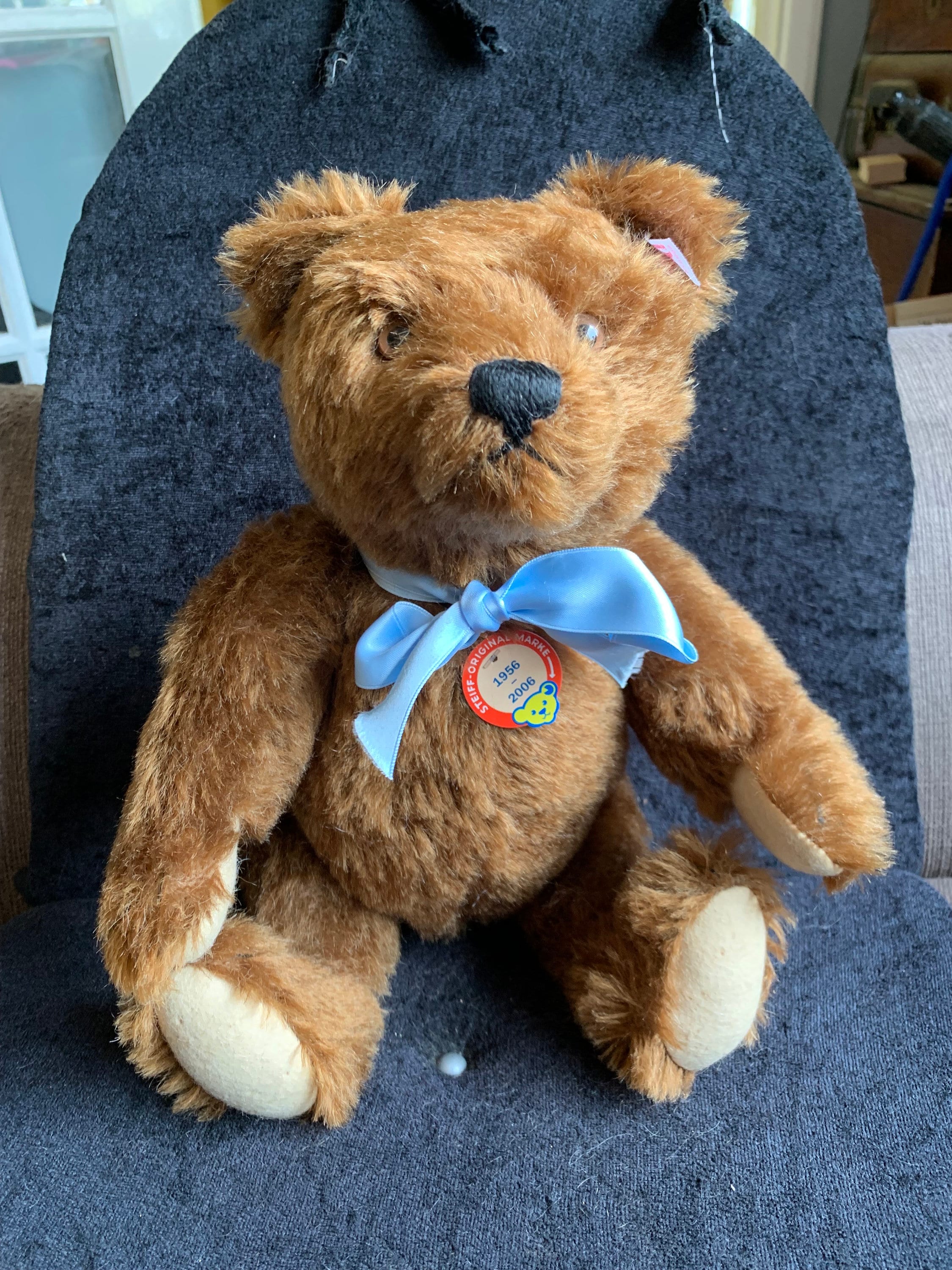 Rare STEIFF Original Marke Mohair Teddy Bear 36cm EAN669576 Rare STEIFF Original Marke Mohair Teddy Bear 36cm EAN669576