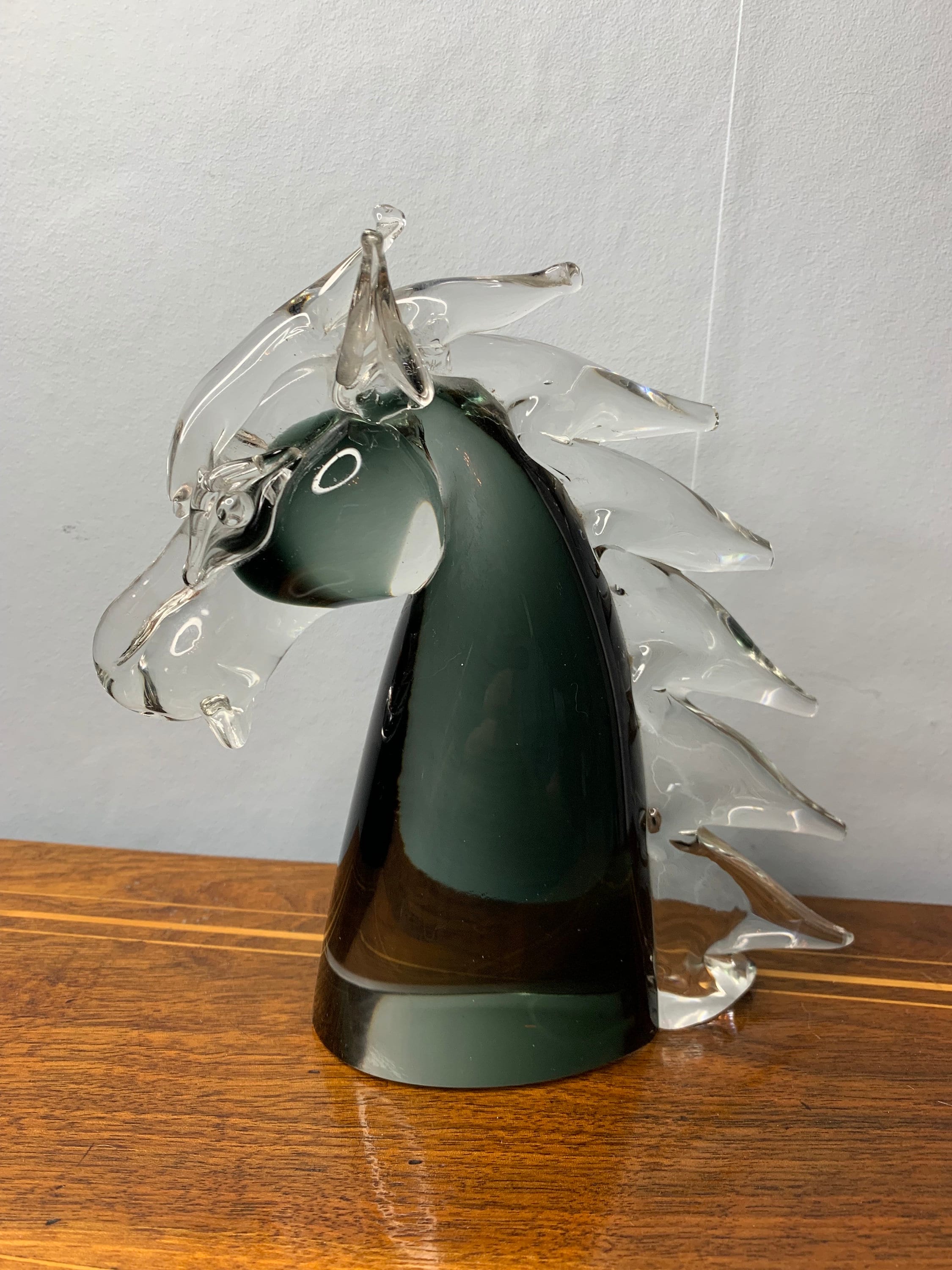Murano Glass Horse Head - Etsy Canada