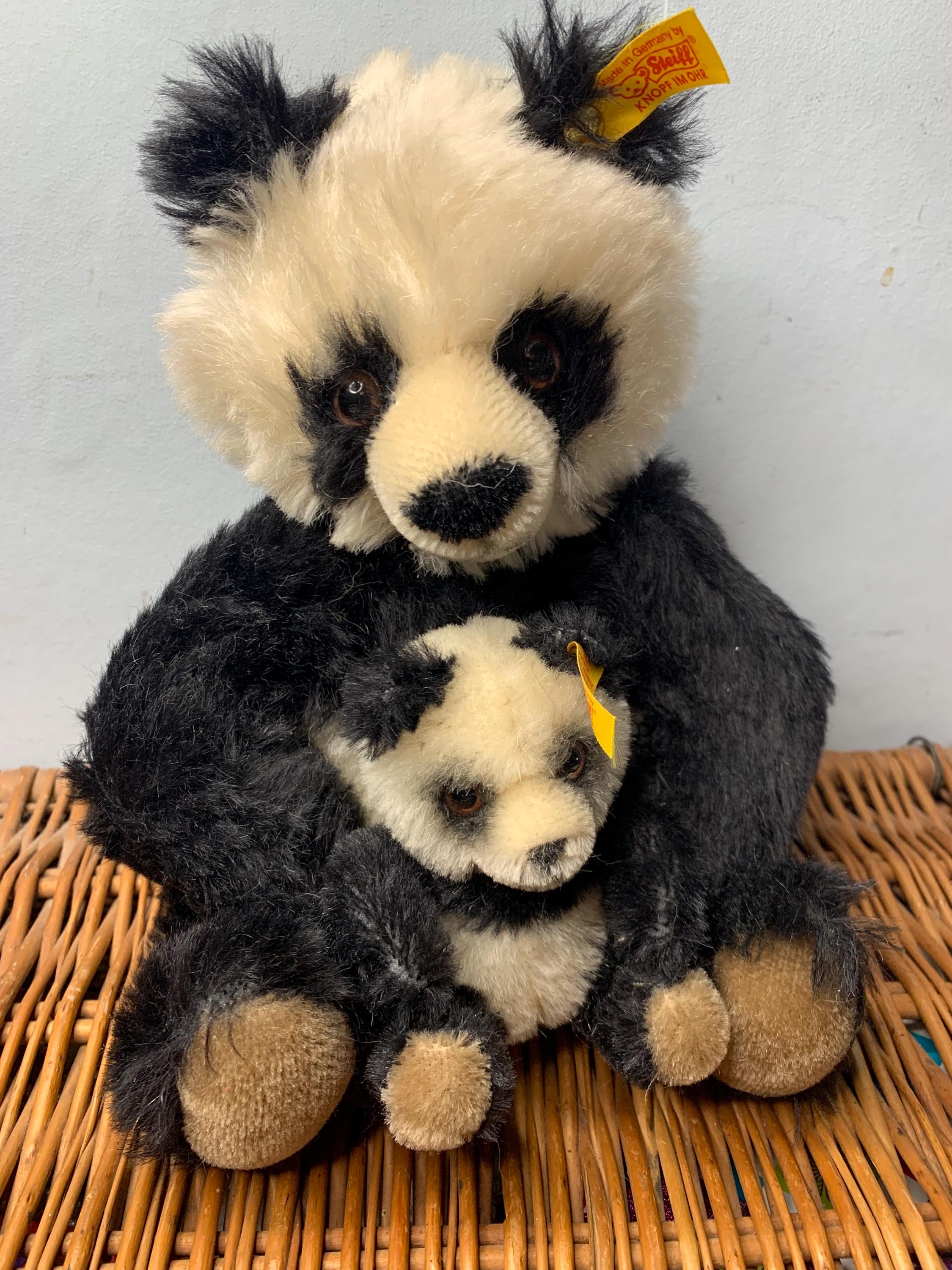STEIFF オリジナル クラシック ステッデッド パンダ ベア 24 cm
