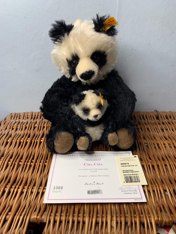 Steiff Original Classic Steaded Panda Bears 24cm EAN 660818 - Etsy