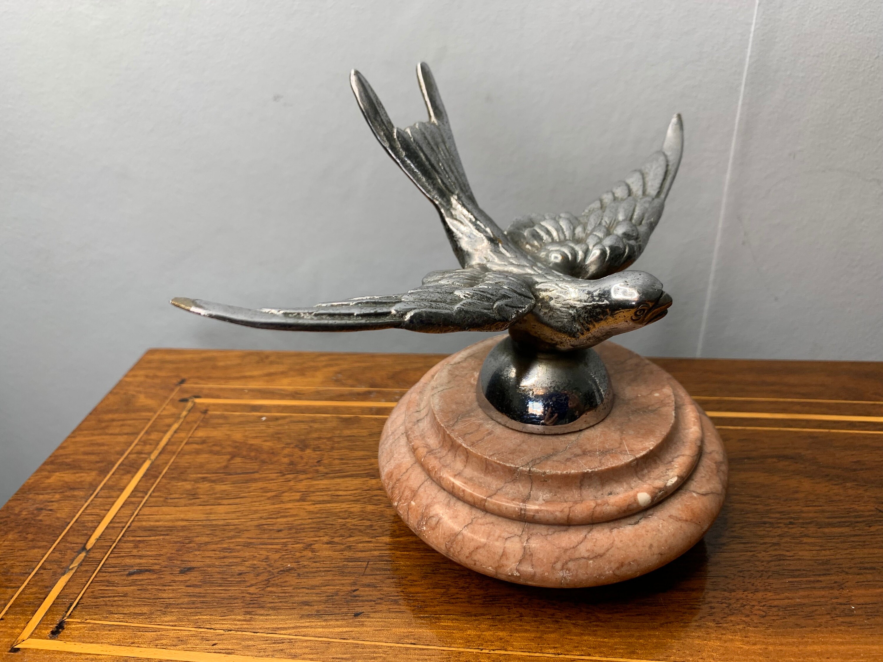 Vintage Rare Austin 7 Swallow car macot. 1927-29