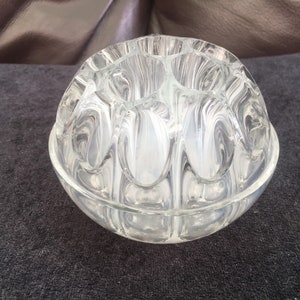 Vintage Large Domed Glass flower Frog