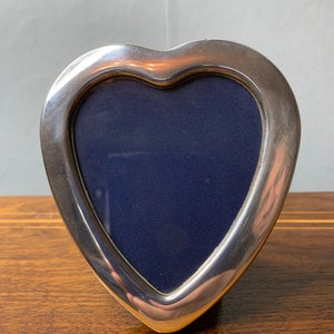 Sterling Silver Heart Photo Frame by Carrs of Sheffield