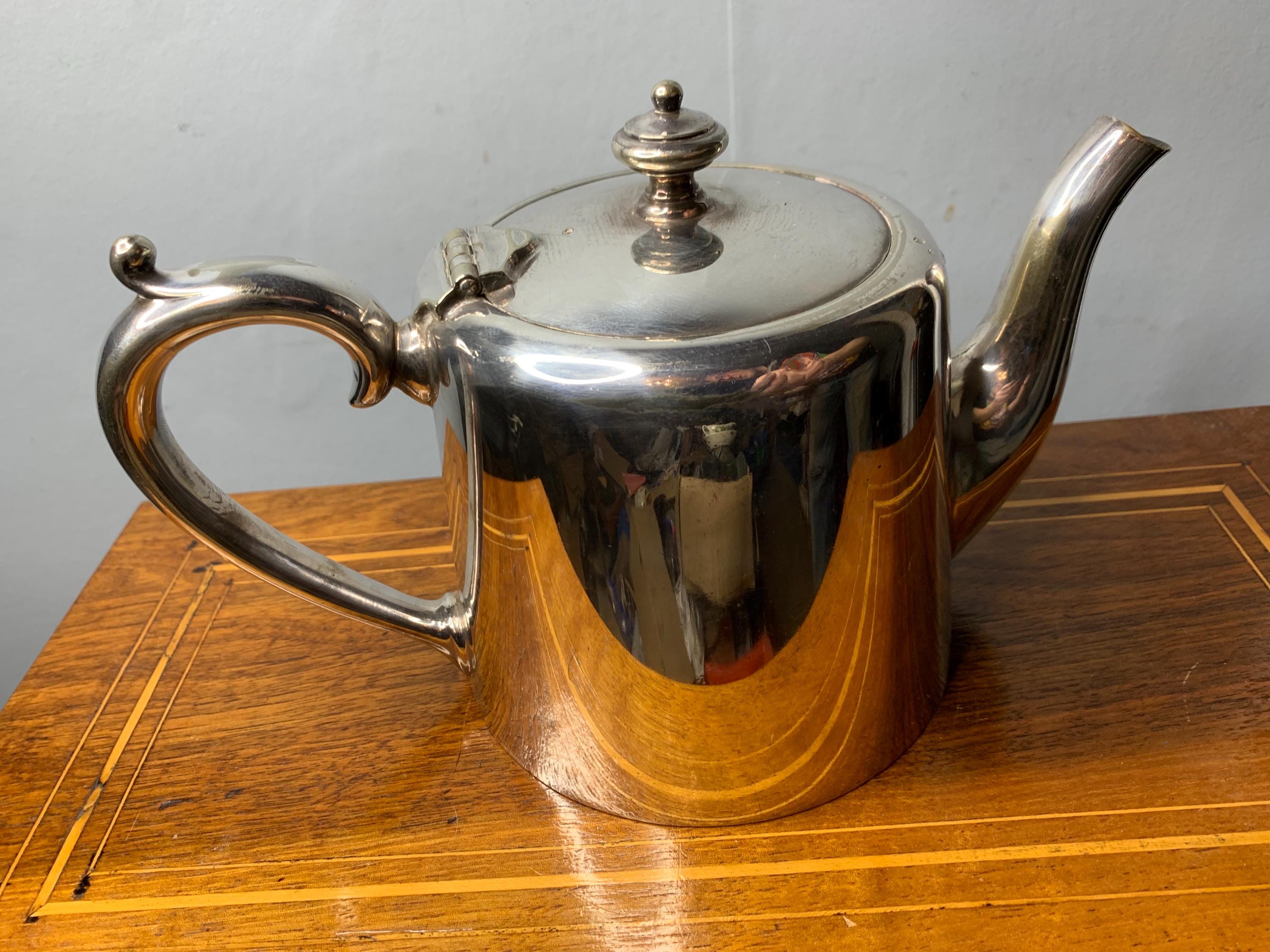 Antique Mappin and Webb Silver Plate Princes Plate Tea Pot