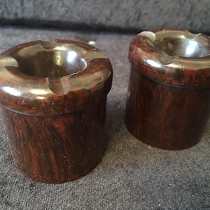 2 x Antique Bakelite Inkwells