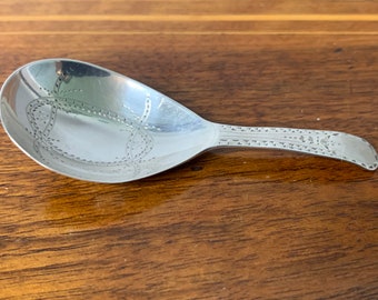 ゴーハム スターリング デリー ティーキャディ スプーン 希少な花柄