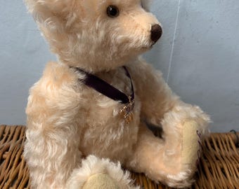 Rare STEIFF Queen Elizabeth the 2nd 90th Birthday Mohair Teddy