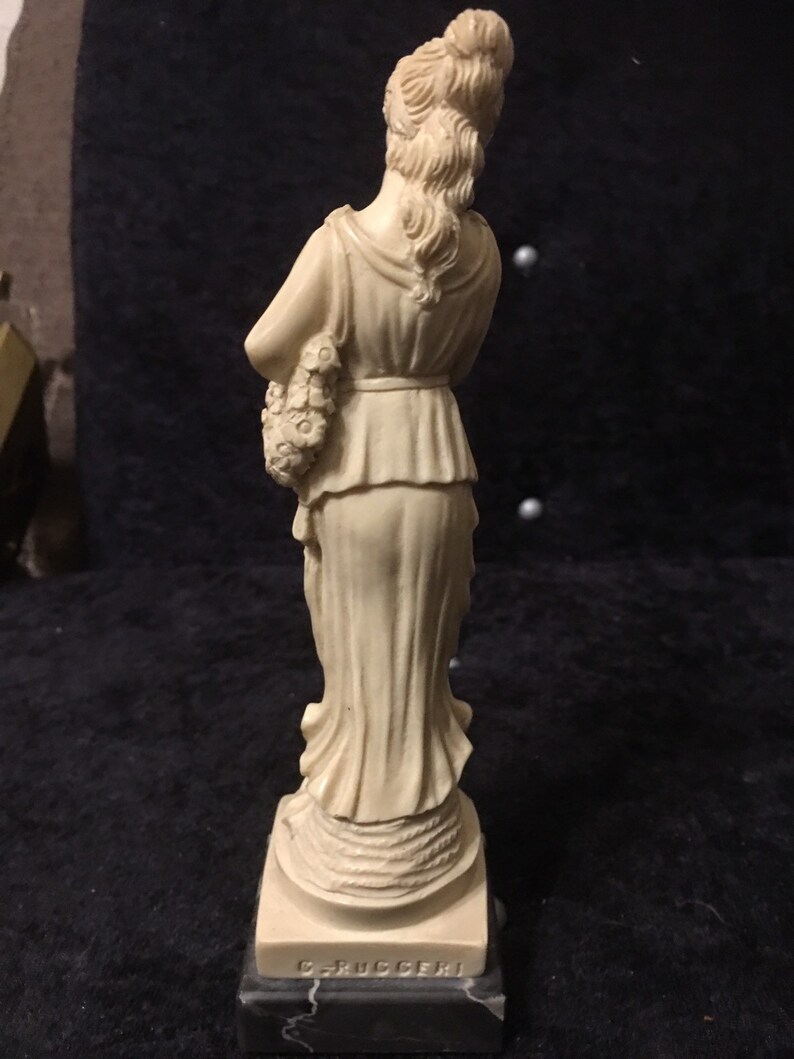 Vintage C 1955 Resin Alabaster Lady Statue by Gino Ruggeri Etsy Canada