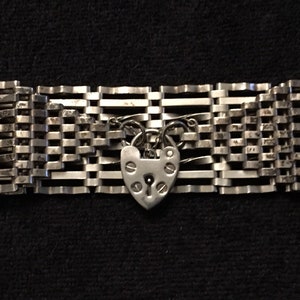 Vintage Sterling Silber 925 8 bar Tor Armband