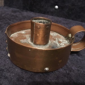 Vintage Arts ans Crafts Copper candlestick / Candleholder